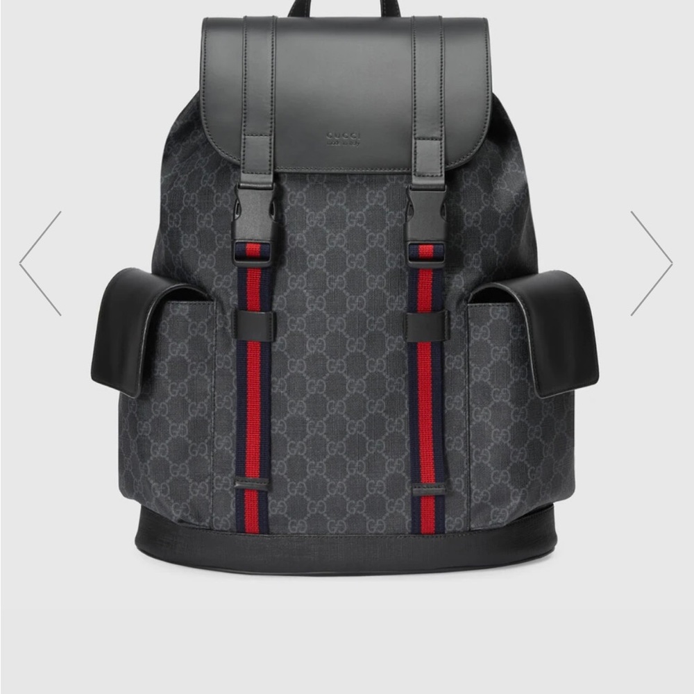 Brand new with tags.Authentic Gucci backpack with GG motif. Selling for $2000